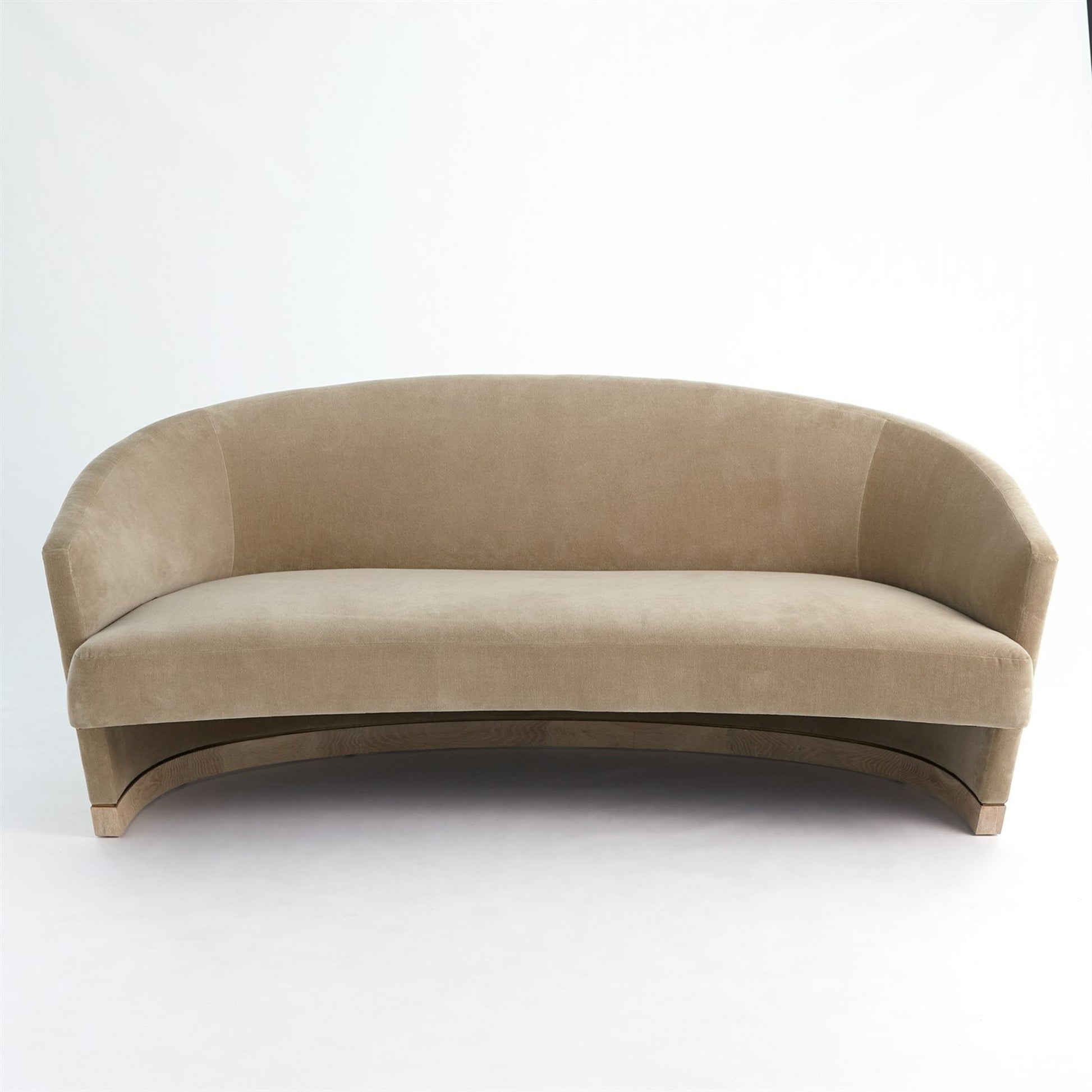 Ophelia Loveseat by Global Views. Made from brass in a modern style.