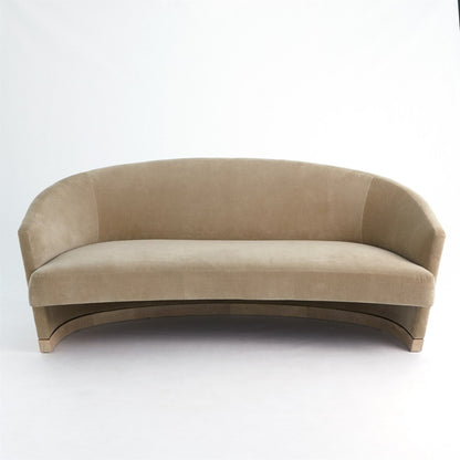 Ophelia Loveseat by Global Views. Made from brass in a modern style.