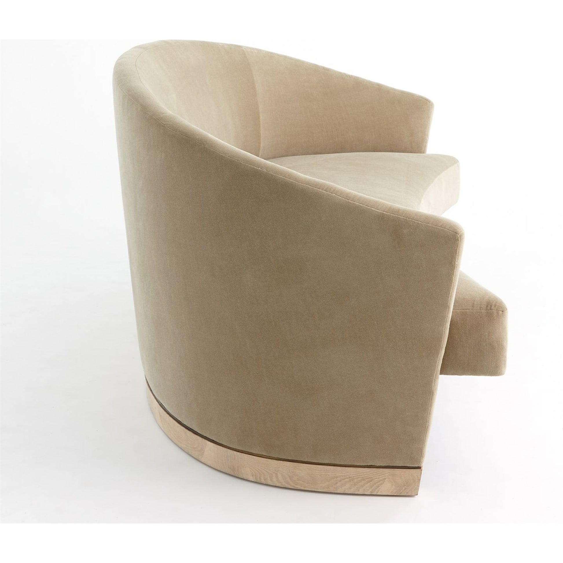 Ophelia Loveseat by Global Views. Made from brass in a modern style.