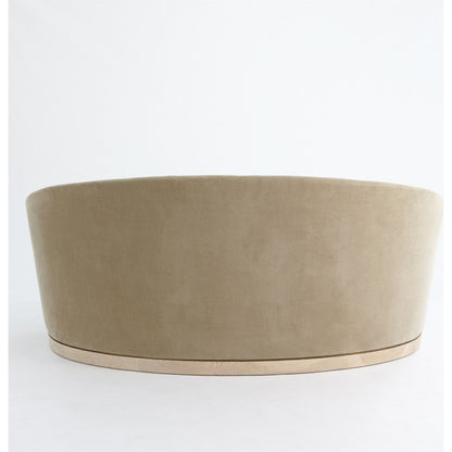 Ophelia Loveseat by Global Views. Made from brass in a modern style.
