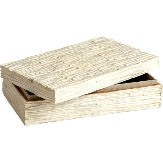 Chiseled Bone Box by Global Views. Made from unique in a eclectic & global style.