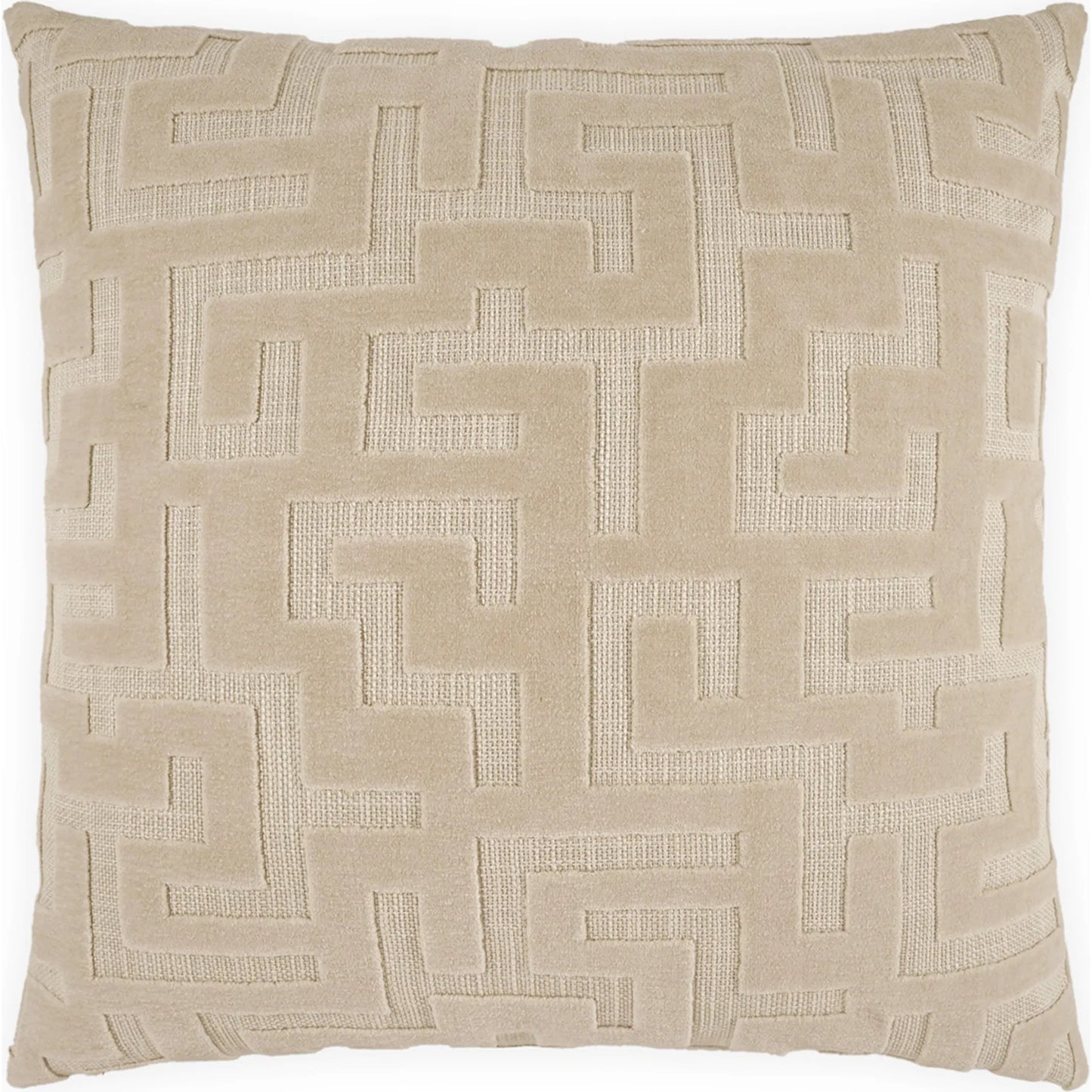 001 SI-2514278 | Primary Silo | Calvera Pillow by DV Kap Home in ivory. Made from 69% cotton, 25% polyester, 6% viscose in a eclectic & global style.