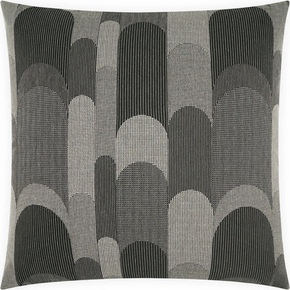 Balutto Pillow by DV Kap Home in ebony. Made from 31.84% cotton, 29.29% polyester, 29.15% pre-crcotn, 9.72% pcrpoly in a eclectic & global style.