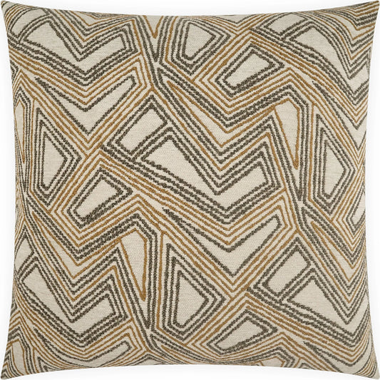Zuma Pillow by DV Kap Home in copper. Made from 100% polyester in a unique style.