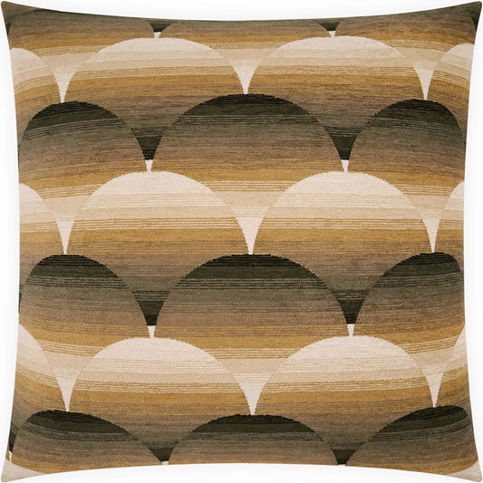 Sweeney Pillow by DV Kap Home in gold, black. Made from 100% polyester in a unique style.