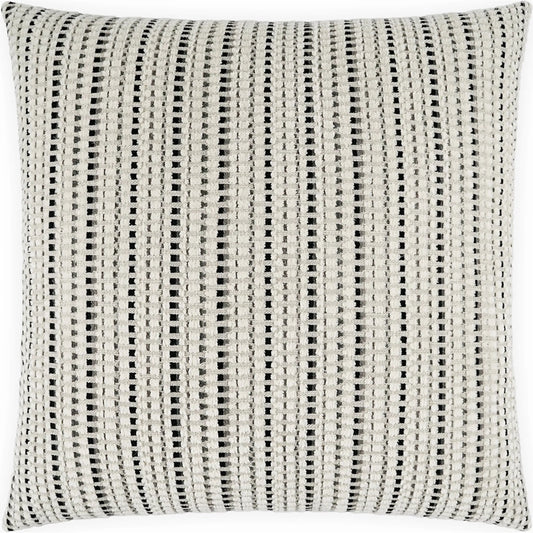 Intrigue Pillow by DV Kap Home in piano. Made from 97% polyester, 3% linen in a unique style.