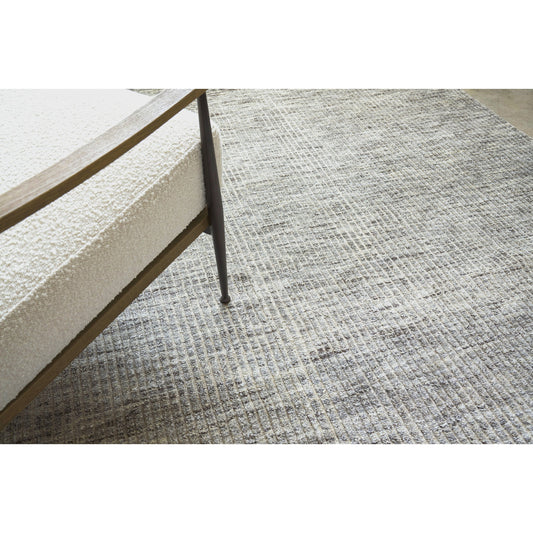Crescent Rug - Gray by Exquisite Rugs in gray. Made from new zealand wool in a unique style.