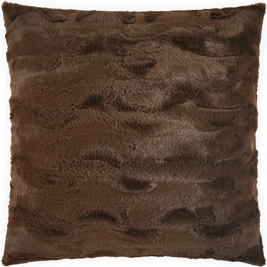 Orca Pillow by DV Kap Home in brown. Made from 100% polyester in a unique style.