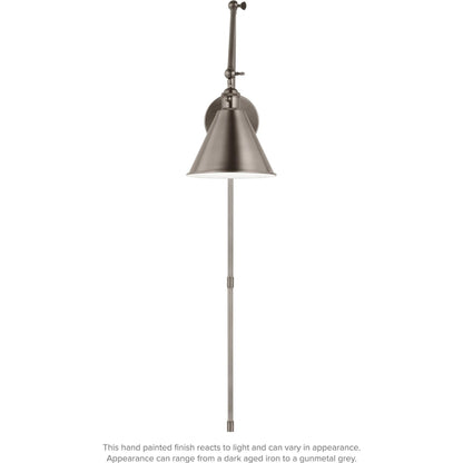 Salem Double Arm One Light Sconce by Visual Comfort & Co.. Made from steel in a unique style.