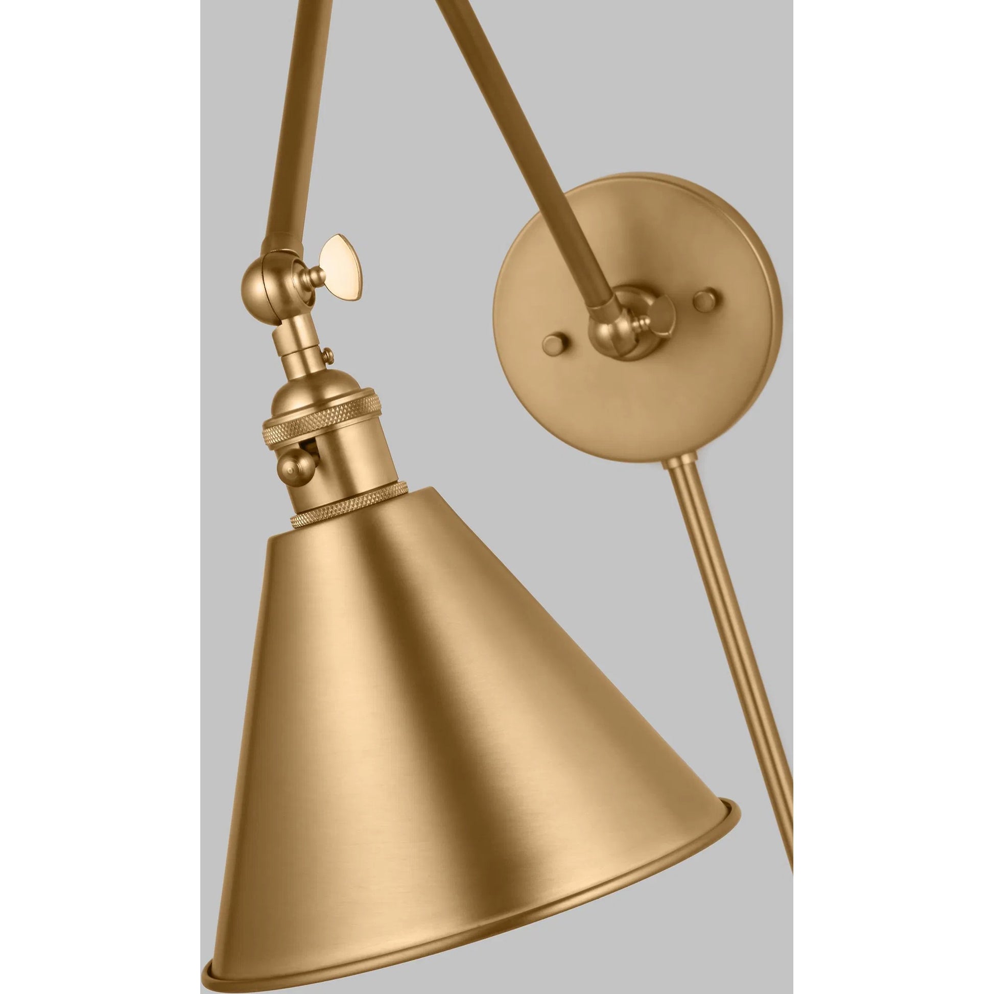 Salem Double Arm One Light Sconce by Visual Comfort & Co.. Made from steel in a unique style.