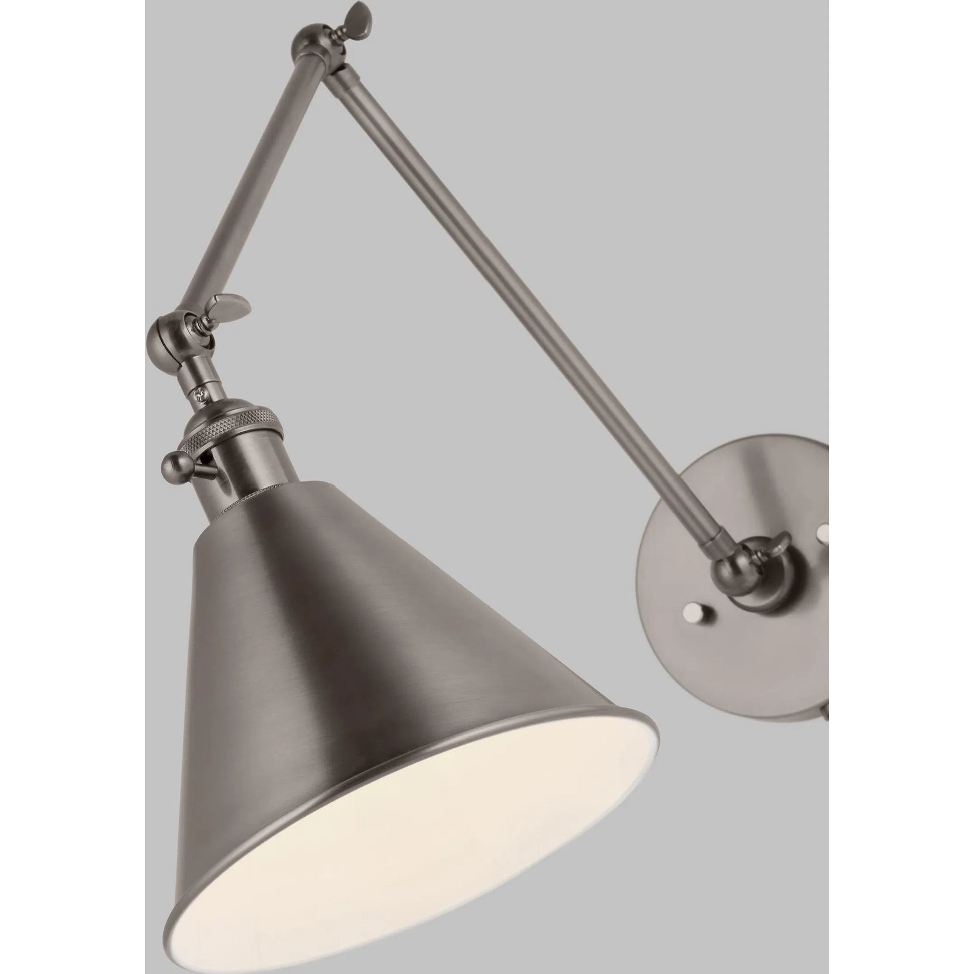 Salem Double Arm One Light Sconce by Visual Comfort & Co.. Made from steel in a unique style.