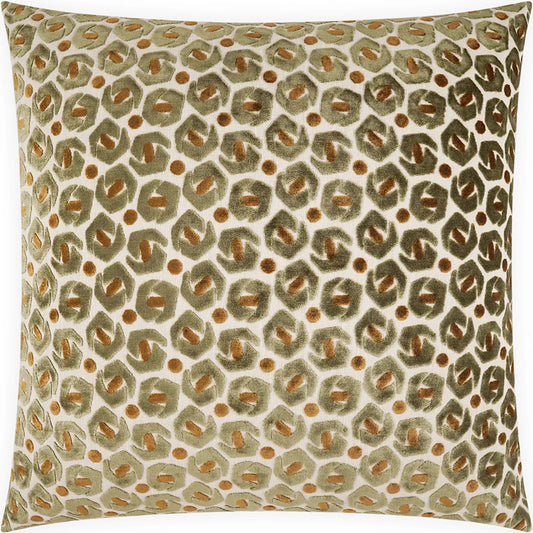 Ollina Pillow by DV Kap Home. Made from 48% viscose, 38% polyester, 14% cotton in a unique style.