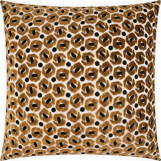 Ollina Pillow by DV Kap Home. Made from 48% viscose, 38% polyester, 14% cotton in a unique style.