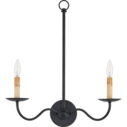 Saxon Double-Light Wall Sconce by Currey and Company. Made from unique in a modern style.