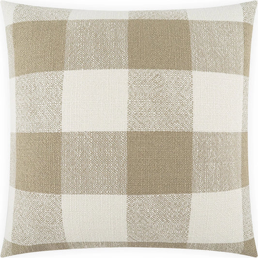 Checked Out Pillow by DV Kap Home. Made from 100% polyester in a eclectic & global style.