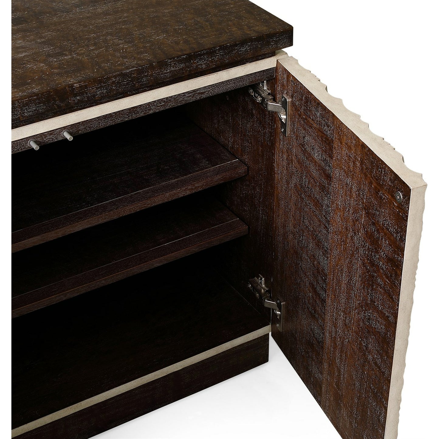 003 SR-891845 | Closeup | Emory Chest by Global Views. Made from textured resin in a modern style.