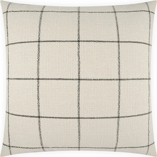 Hancock Pillow by DV Kap Home in ebony. Made from 100% polyester in a unique style.