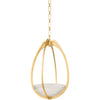 Aged Brass / 11.25" x 3.75", White