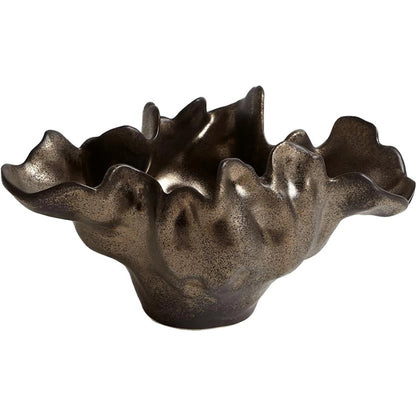 Meteor Bowl by Global Views. Made from ceramic in a coastal style.