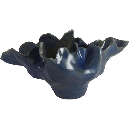 Meteor Bowl by Global Views. Made from ceramic in a coastal style.