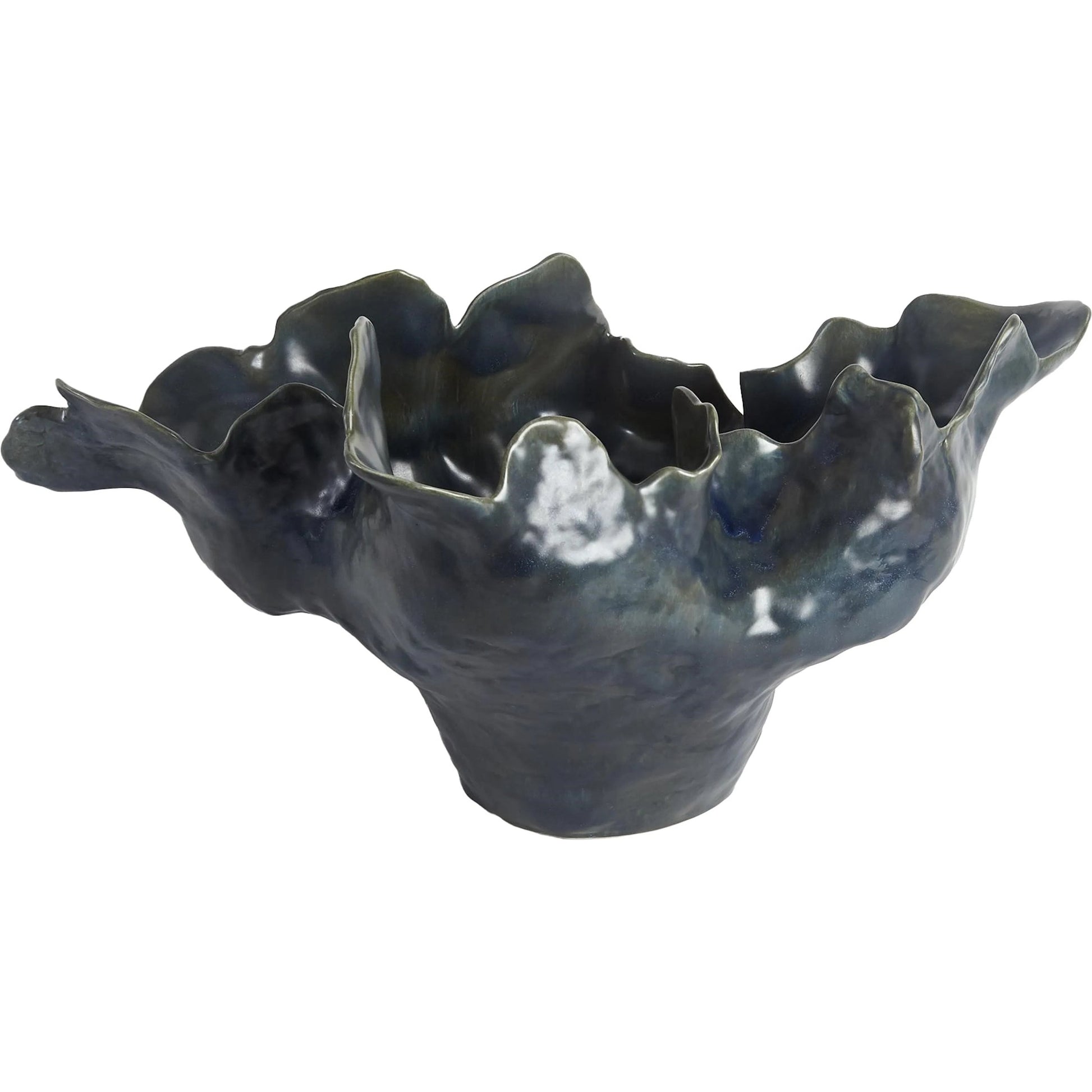 Meteor Bowl by Global Views. Made from ceramic in a coastal style.