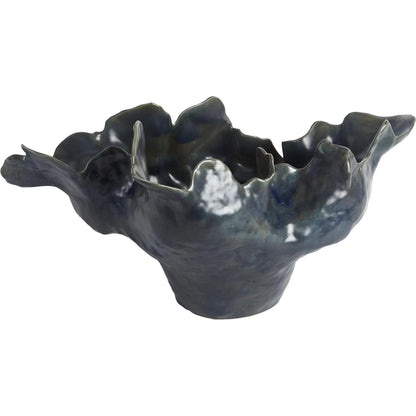 Meteor Bowl by Global Views. Made from ceramic in a coastal style.