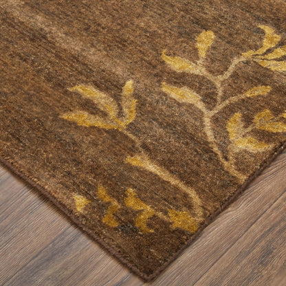 Cordonnet Transitional & Botanical Rug - 7151F by Feizy. Made from wool in a unique style.