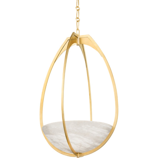 Lloyd Pendant by Hudson Valley. Made from steel in a transitional style.