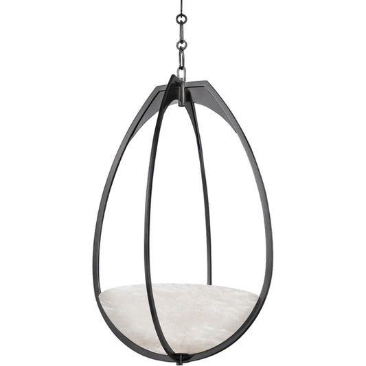 Lloyd Pendant by Hudson Valley. Made from steel in a transitional style.