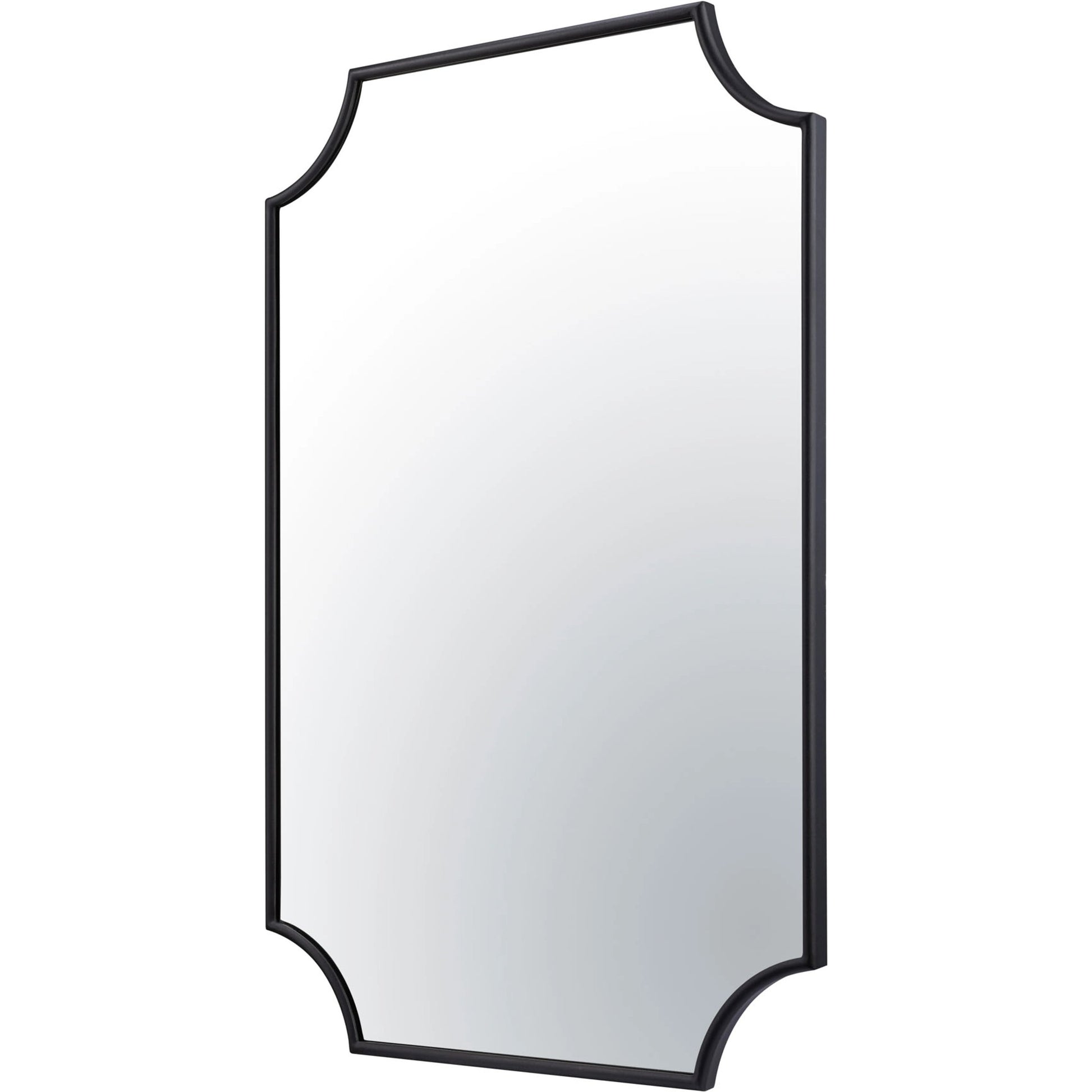 Carlton Mirror by Varaluz in gold. Made from unique in a modern style.