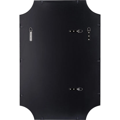 Carlton Mirror by Varaluz in gold. Made from unique in a modern style.