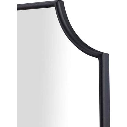 Carlton Mirror by Varaluz in gold. Made from unique in a modern style.