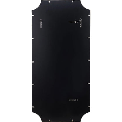 Carlton Mirror by Varaluz in gold. Made from unique in a modern style.