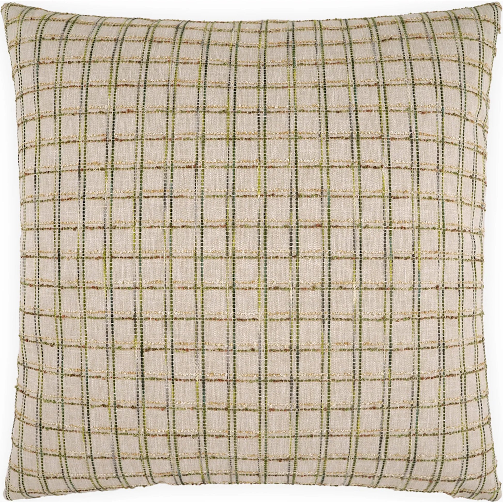 Landis Pillow by DV Kap Home. Made from 50% cotton, 46% polyester, 3% viscose, 1% linen in a eclectic & global style.