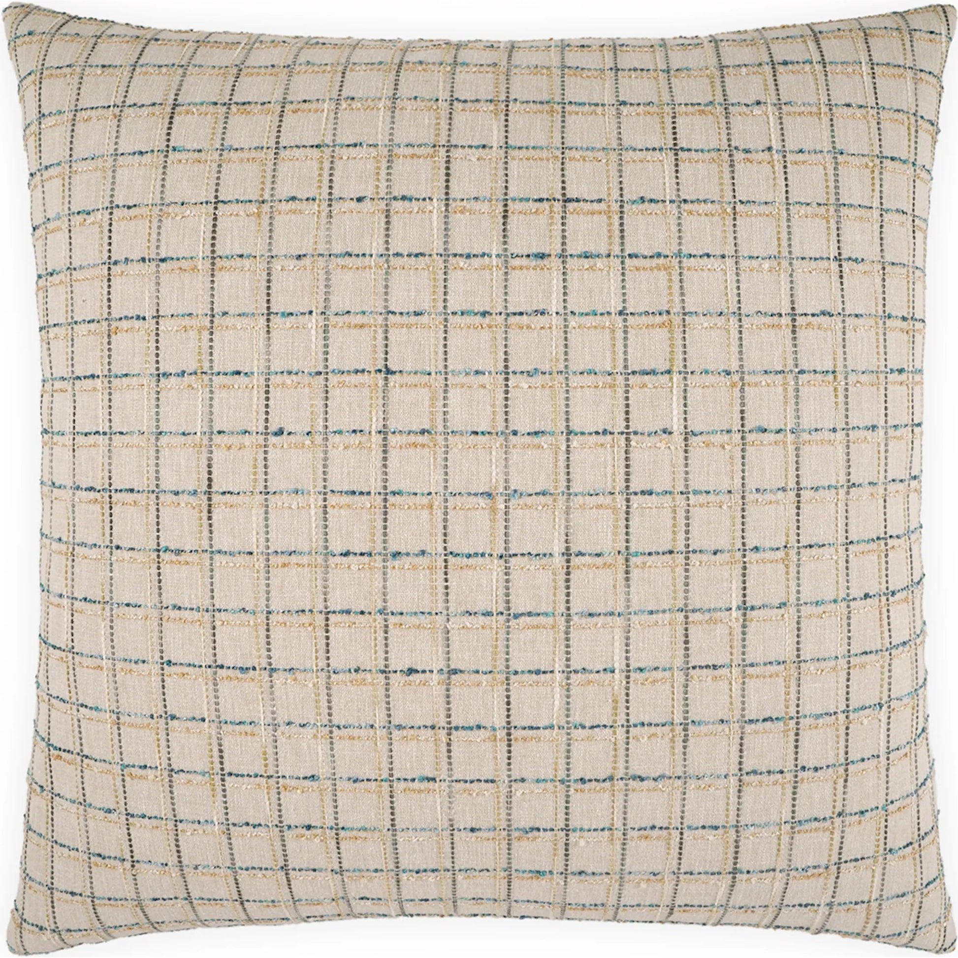 Landis Pillow by DV Kap Home. Made from 50% cotton, 46% polyester, 3% viscose, 1% linen in a eclectic & global style.