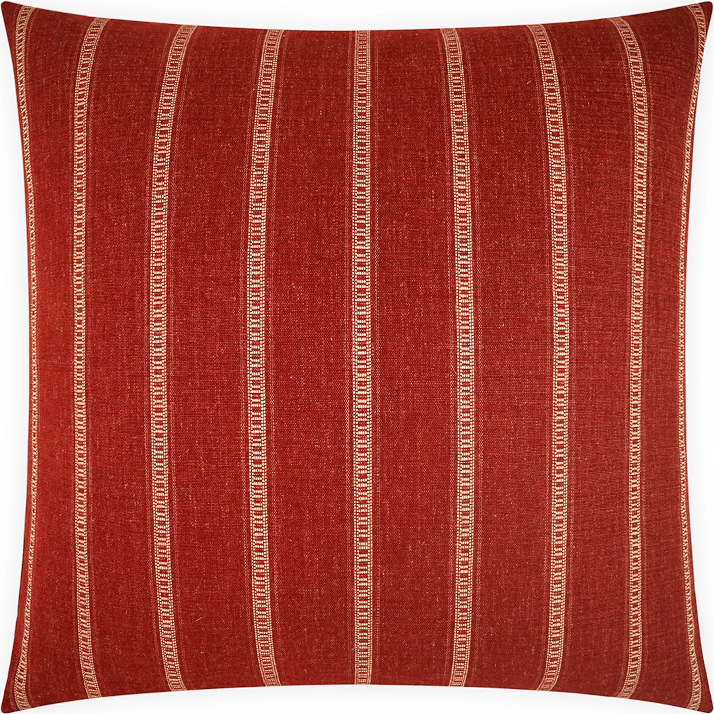 002 SI-2514473 | Primary Silo | Lomita Pillow by DV Kap Home in red. Made from 89% polyester, 7% cotton, 4% linen in a eclectic & global style.