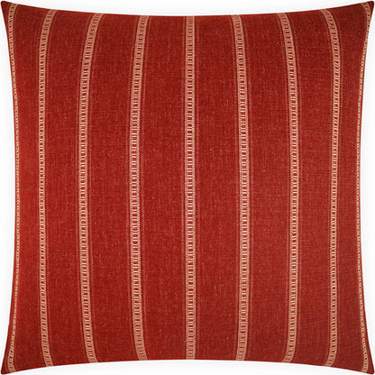 Lomita Pillow by DV Kap Home in red. Made from 89% polyester, 7% cotton, 4% linen in a eclectic & global style.