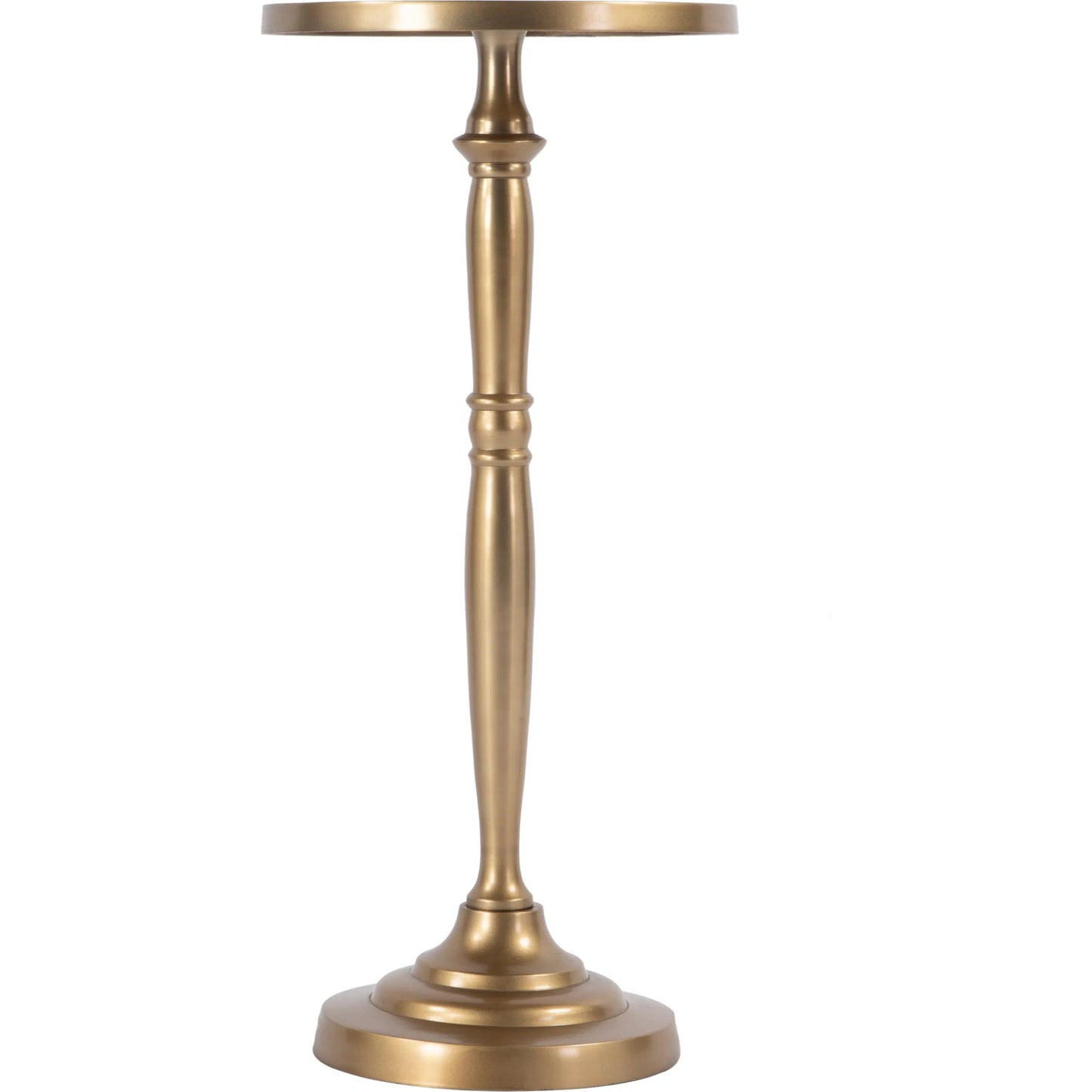 003 SI-2333959 | Additional Silo | Langford Side Table by Butler Specialty Company in antique gold. Made from aluminum in a modern style.
