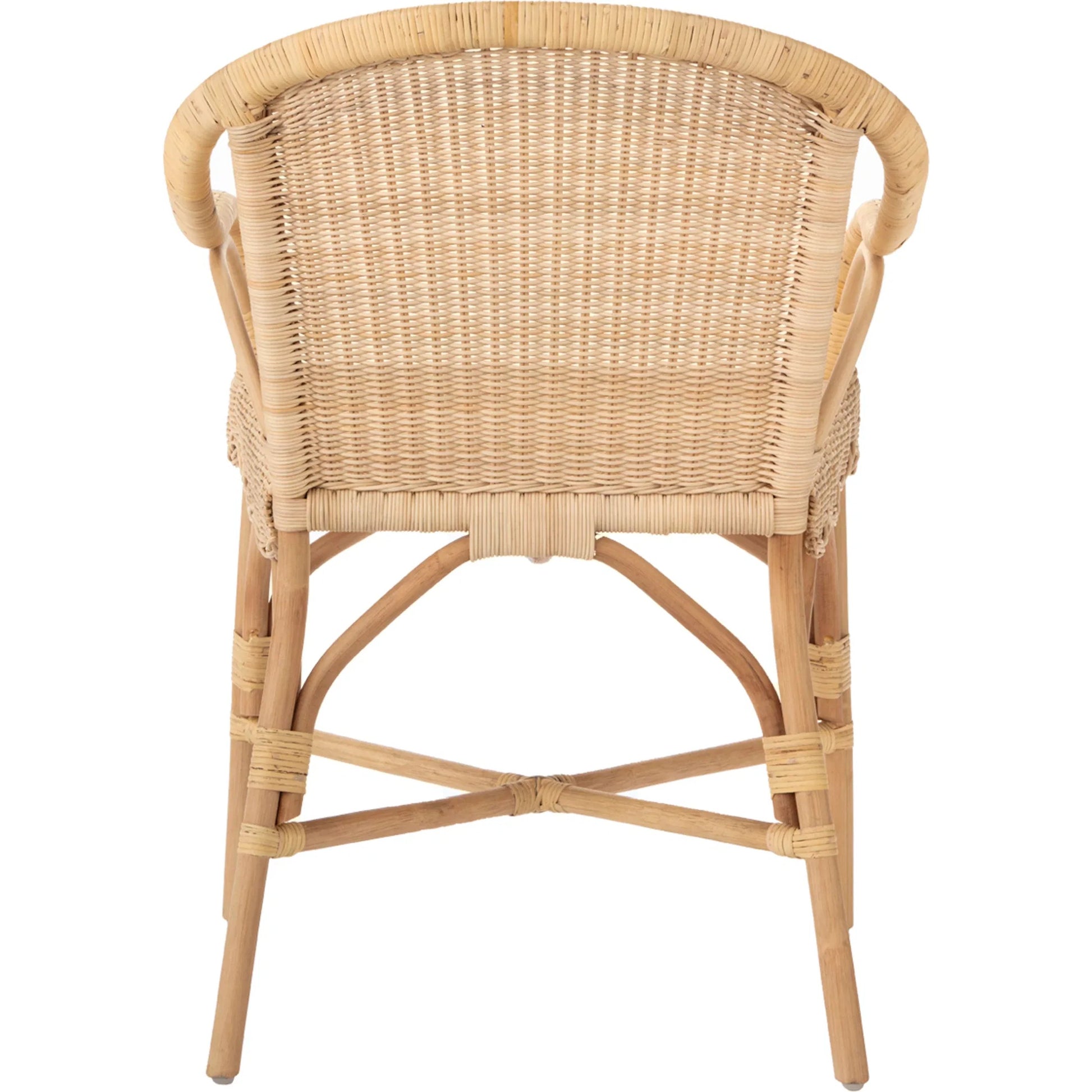 Hope Hill Chair by Chelsea House in tan. Made from natural rattan, fitrit rattan in a rustic style.