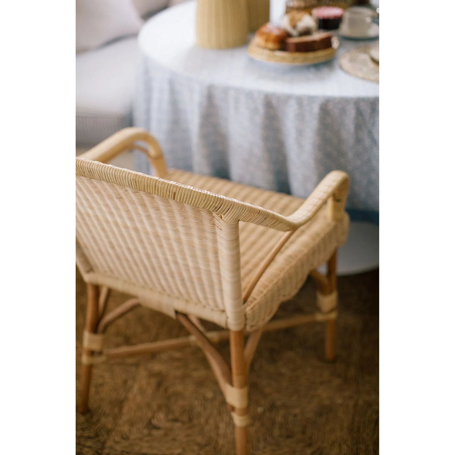 008 SI-2453009 | Lifestyle | Hope Hill Chair by Chelsea House in tan. Made from natural rattan, fitrit rattan in a rustic style.
