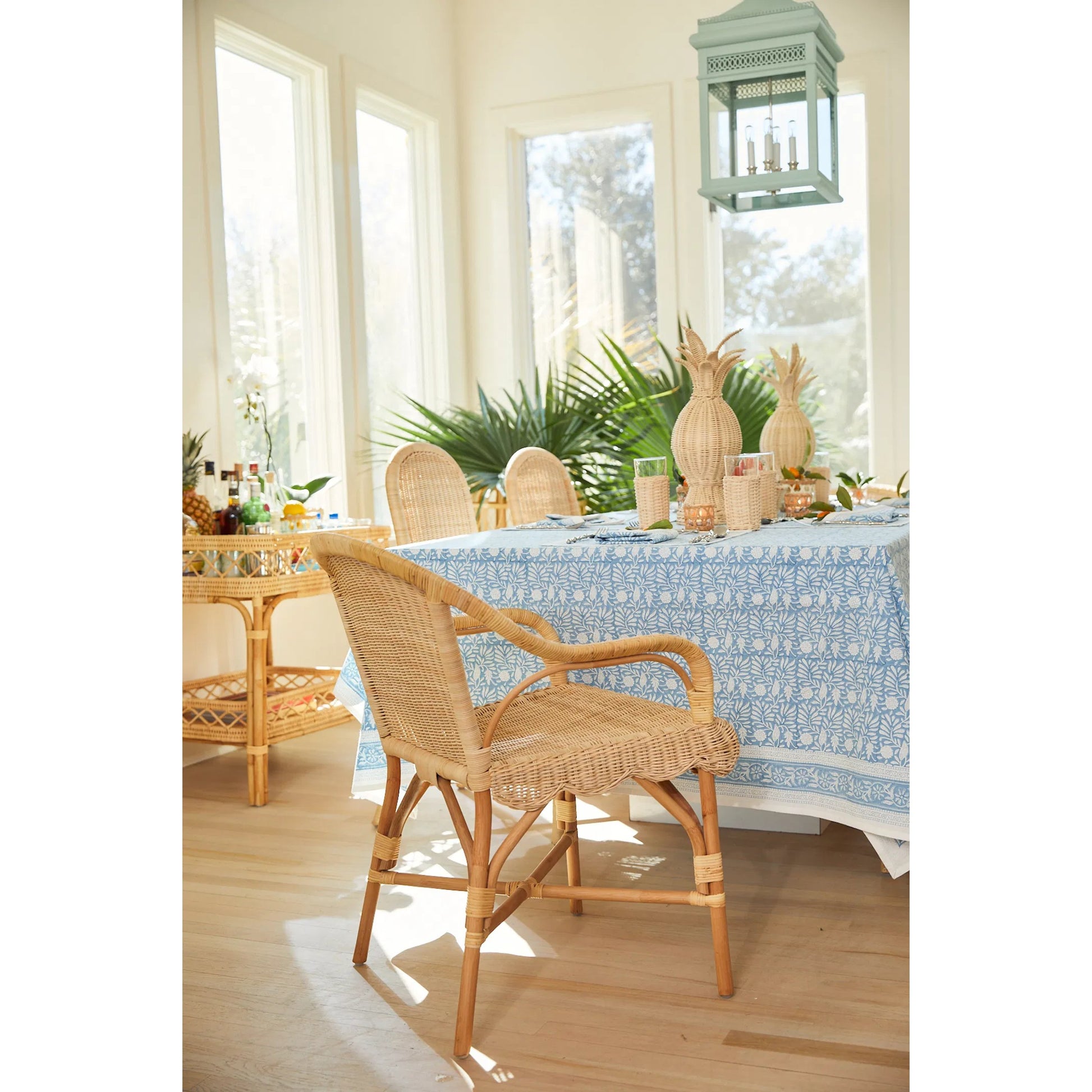 Hope Hill Chair by Chelsea House in tan. Made from natural rattan, fitrit rattan in a rustic style.