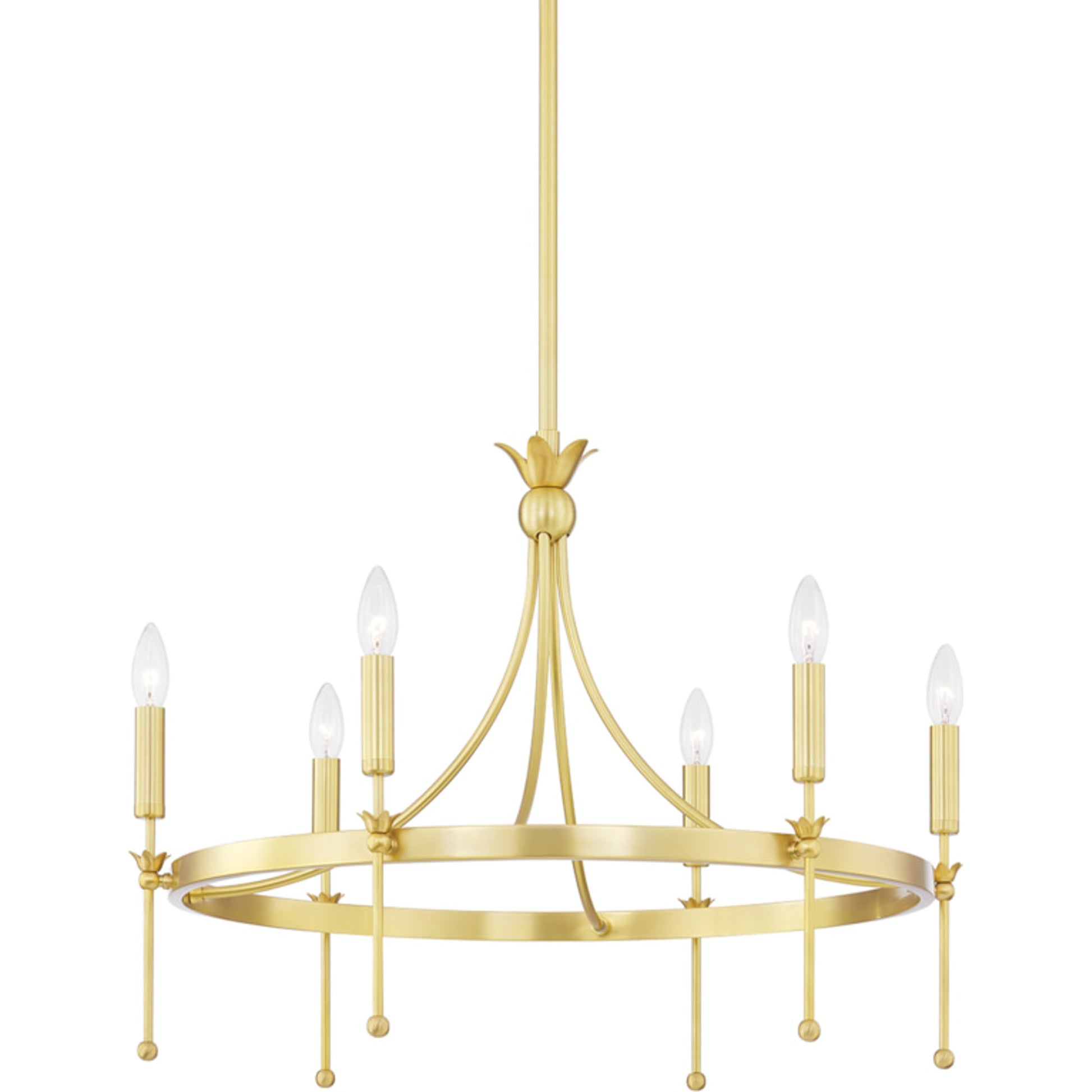 Gates Chandelier by Hudson Valley. Made from steel in a transitional style.