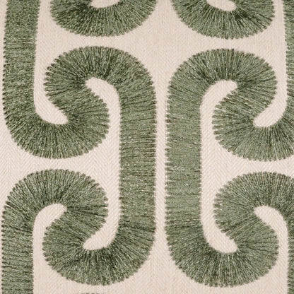 Hathaway Pillow by DV Kap Home. Made from base: 37% viscose, 29% cotton, 18% polyester, 16% linen in a eclectic & global style.