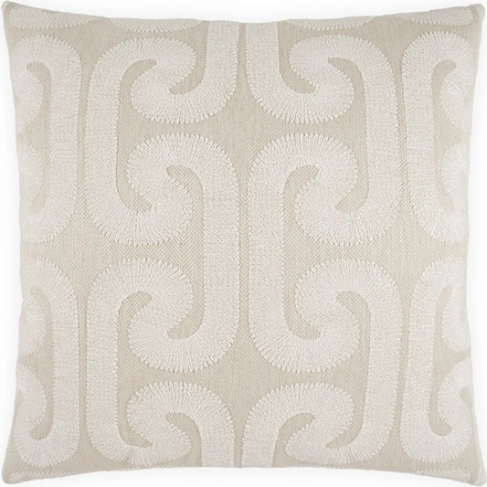 Hathaway Pillow by DV Kap Home. Made from base: 37% viscose, 29% cotton, 18% polyester, 16% linen in a unique style.