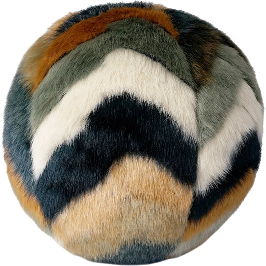 Furdi Ball Pillow by DV Kap Home in copper. Made from 30% polyester, 70% acrylic in a unique style.