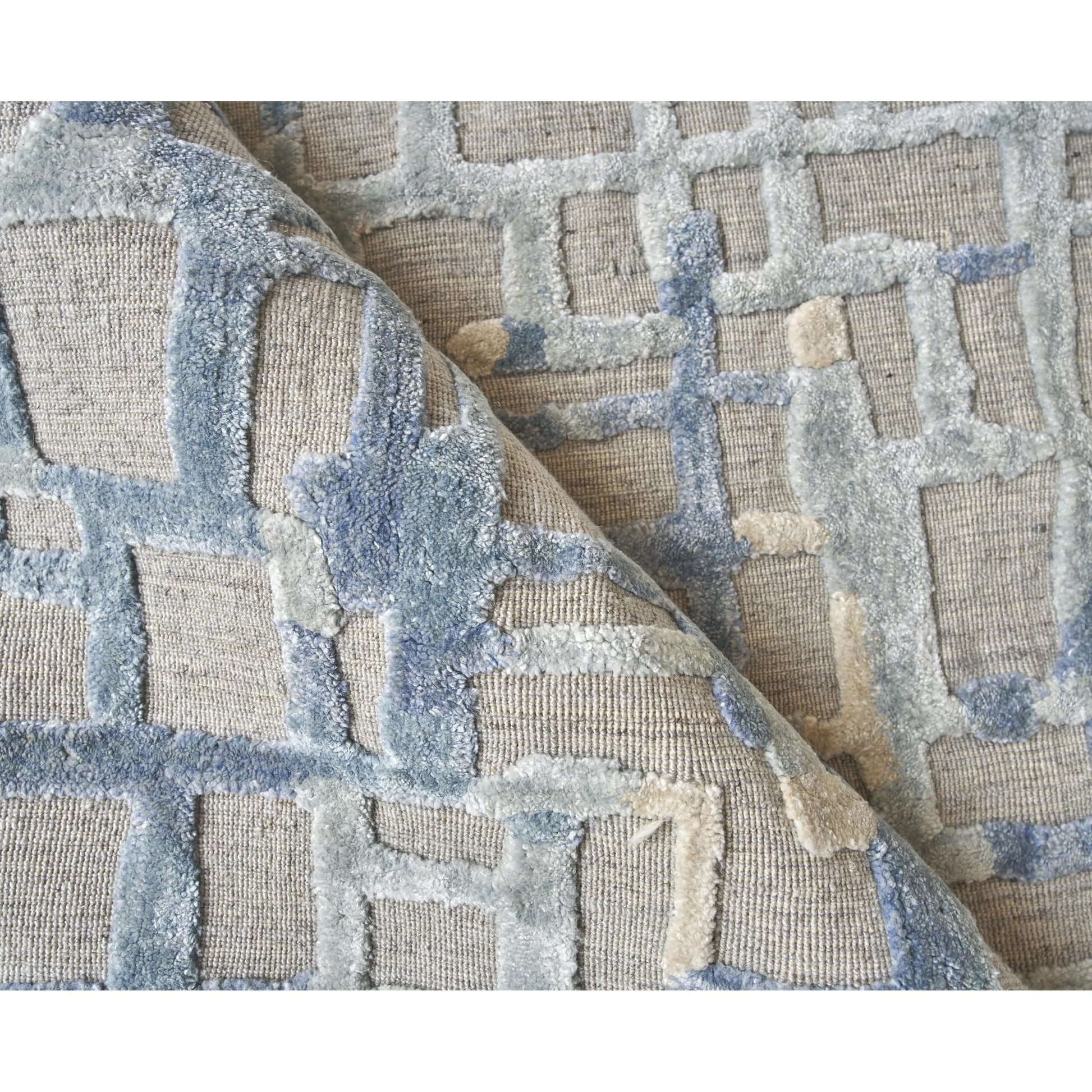Vista Rug by Exquisite Rugs. Made from wool, bamboo silk in a unique style.