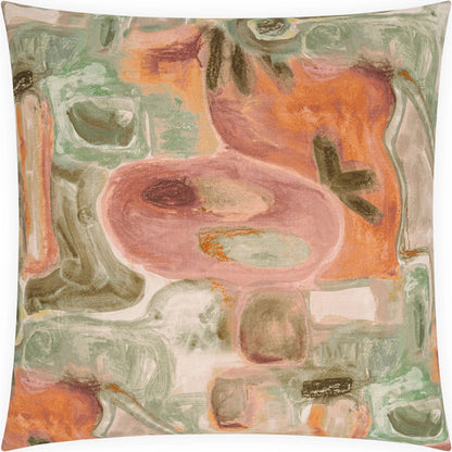 Tavia Pillow by DV Kap Home in peony. Made from 100% cotton in a unique style.