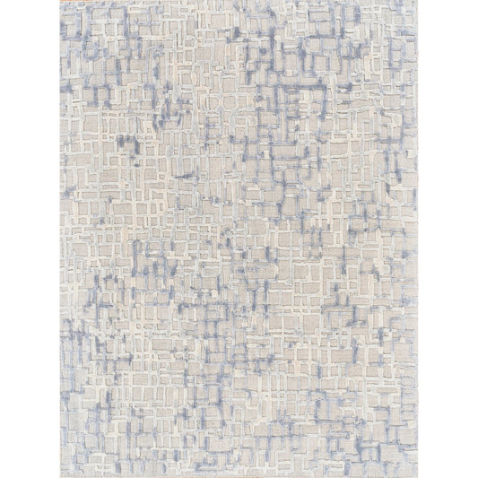 Vista Rug - Gray, Blue by Exquisite Rugs in gray/blue. Made from unique in a unique style.