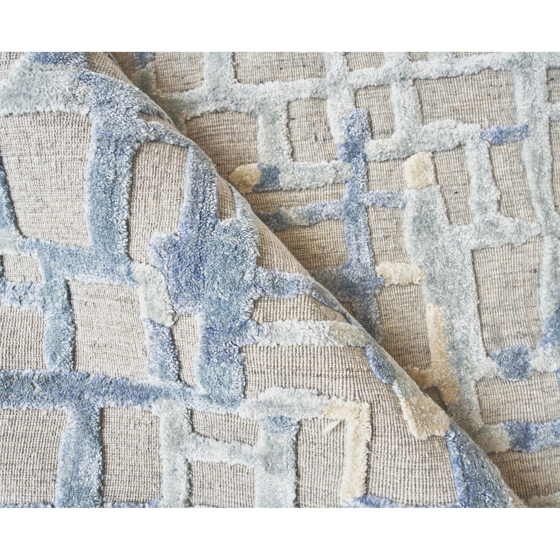 Vista Rug by Exquisite Rugs. Made from wool, bamboo silk in a unique style.