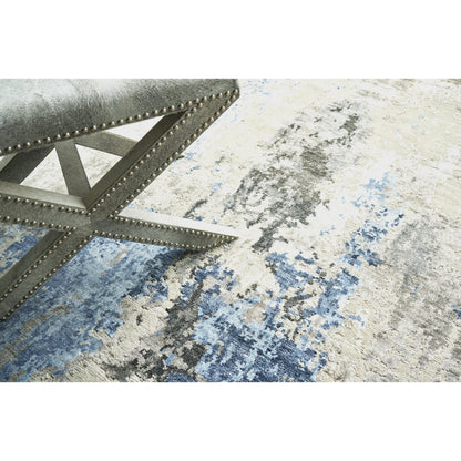 Cosmo Rug by Exquisite Rugs. Made from wool, bamboo silk in a unique style.
